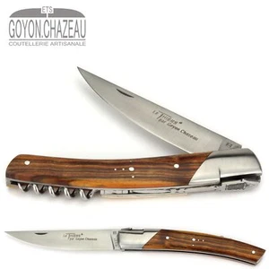 Goyon-Chazeau Le Thiers Taschen-Messer PIROU - 12 cm - Pistazie - Korkenzieher - Imagen 1 de 6