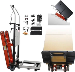 400W Powerful Motor Battery Powered Folding Stair Climbing Dolly 441lb Capacity - Picture 1 of 8