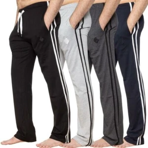 Enzo Mens Lounge Pants Casual Cotton Sleepwear Drawstring Pyjama Bottom All Size - Picture 1 of 17