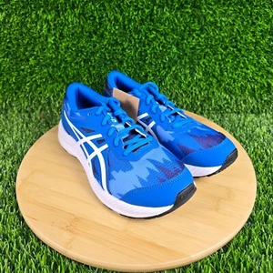 Zapatos deportivos Asics Kids Contend 8 GS azul blanco talla 4,5 nuevos en caja - Imagen 1 de 7