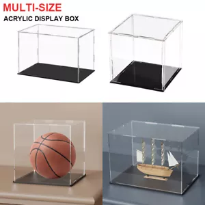 Clear Acrylic Display Box Car Figures Model Collectibles Dustproof Storage Case - Foto 1 di 68