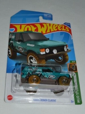 Hot Wheels 2022 tacos de barro 4/5 - Range Rover Classic verde Foto 1 de 4