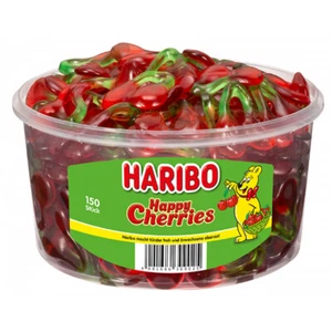 Haribo Happy Cherries Fruchtgummi Doppelkirschen 150 Stück 1200g - Picture 1 of 1