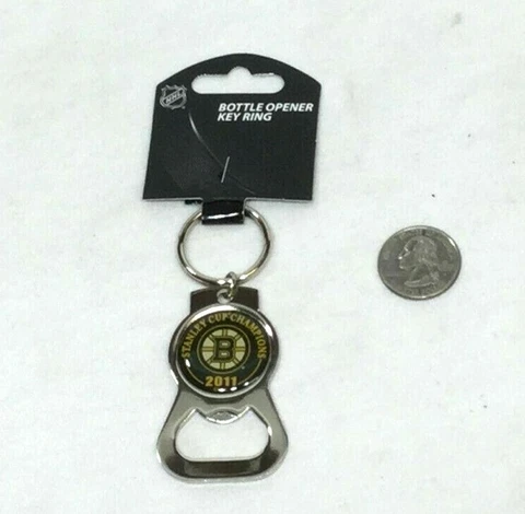 Boston Bruins 2011 Stanley Cup Champions Classic Bottle Opener Keychain FREESHIP Cover