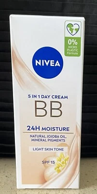 Nivea 5 -in-1 BB Beautifying Moisturizer Protect Skin SPF 15 Light Skin Tone - Image 1 of 3