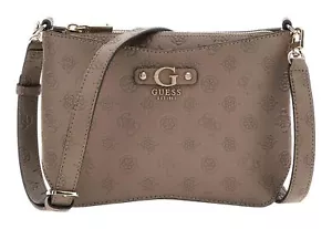GUESS Gerty Girlfriend Satchel Umhängetasche Tasche Dark Taupe taupe Neu - Bild 1 von 2