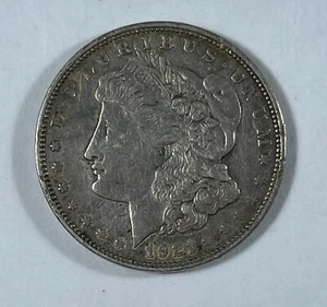 Error 1921-D Morgan dollar (#21191) Rev struck thru at "OL" of dollar - Picture 1 of 3