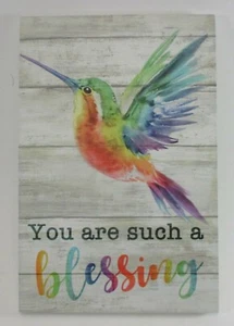 CTOP You are such a blessing hummingbird RAINBOW OF POSSIBILITY desk PLAQUE Ganz - Picture 1 of 4
