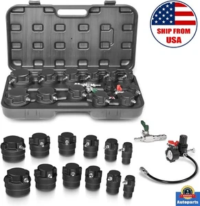 Turbo Air System Leakage Test Kit with Smoke Adapter, Six Pairs Stepped Adapters - Picture 1 of 9