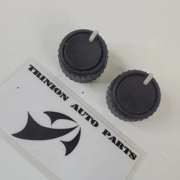 2003-2009 Chevy Trailblazer Botões de Aquecedor AC Preto Par Conjunto de 2 Fabricante de Equipamento Original - Imagem 1 de 4