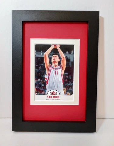 Yao Ming Houston Rockets Display Custom Framed NBA Basketball Card Plaque Cover