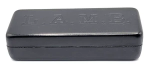 NEW - AUTHENTIC - L.A.M.B. - BLACK - HARD EYEGLASSES / SUNGLASSES CASE - Picture 1 of 2