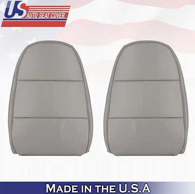 Fundas de vinilo grises para Ford E350 Econoline 1992 a 1999 para conductor pasajero furgoneta Foto 1 de 4