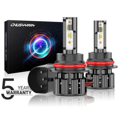 9007 LED Headlight Bulbs Hi/Low Beam 6000K Bright for FORD Taurus 1990-2007 - Image 1 of 4