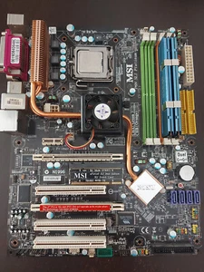 Scheda madre MSI P6N SLI Platinum e Intel Core 2 Duo E6320 e RAM (testata OK!!!!) - Foto 1 di 10