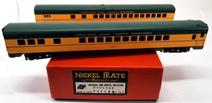 Nickel Plate Products HO Scale C&NW 400 Baggage Car & Parlor Car - Bild 1 von 13
