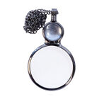 Vintage Loupe Necklace Magnifying Glass Magnifier Pendant Chain Grandma Gift New