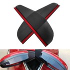 2pcs Car Rear View Wing Mirror Black Sun Visor Shield Rain Board Eyebrow Guard