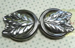 antique Art Deco signed LW PARIS French Art Deco modernist dress belt buckle -99 - Picture 1 of 3