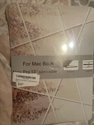 塑料硬外壳 适合 Apple MacBook Pro 13 英寸 - 白色 Marbel — 第 1/2 张图片