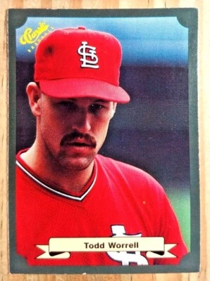 1987 CLASSIC TODD WORRELL CARD#97 ST. LOUIS CARDINALS LOS ANGELES DODGERS - Image 1 of 2