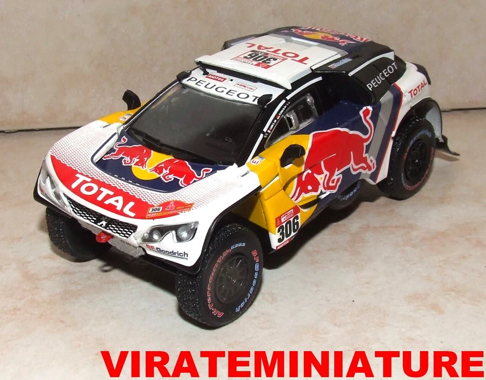 PEUGEOT 3008 DKR MAXI DAKAR RALLYE 2018 SEBASTIEN LOEB IXO ALTAYA AU 1/43 - Photo 1/1