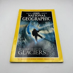 National Geographic February 1996 Into the Heart of Glaciers, Irian Jaya - Picture 1 of 4
