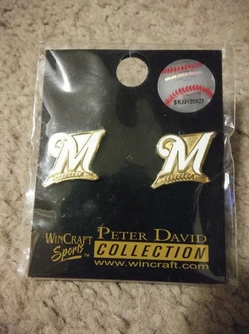Brand New Milwaukee Brewers stud earrings Cover