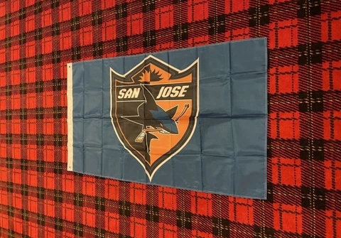 Brand New San Jose Sharks flag 3 foot by 5 foot Cover