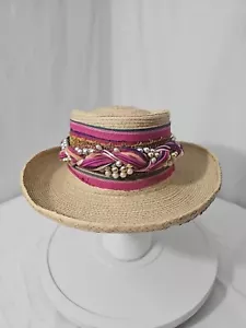 Cappelli a foglia di palma La Giralda fatti a mano indiani Maya Quiche Guatemala 57 - Foto 1 di 7