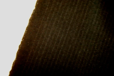 4 yds English Wool Fabric 120s Flannel  Suiting 9.5 oz Dk Brown Stripe 144" BTP - Image 1 of 4