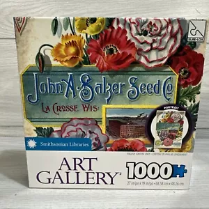 SURE-LOX Art Gallery 1000 PC Puzzle 27x19" Smithsonian Libraries *Pieces Verify - Picture 1 of 4