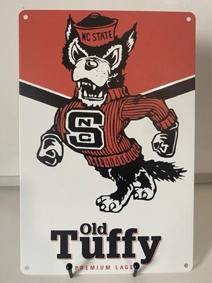 NC State Wolfpack - Nuevo letrero de cerveza Bélgica - Old Tuffy - Fútbol de Carolina del Norte Foto 1 de 4