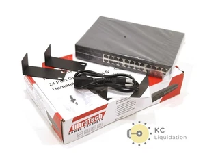 UltraTech 0E-24PGIGUN 24-Port PoE Ethernet Switch - Bild 1 von 5