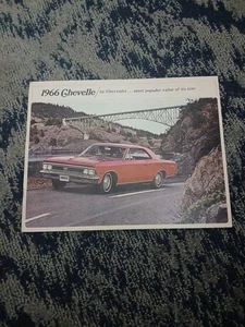 1966 Chevrolet Chevelle Verkaufsprospekt Katalog Malibu Cabrio 300 Wagon - Bild 1 von 1
