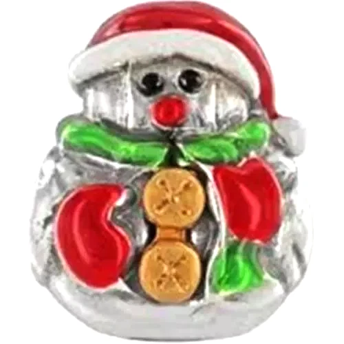 Новый Brighton папа Ноэль Рождество серебро и эмаль пробка бусина - Изображение 1 из 1