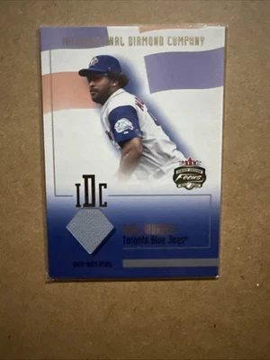 Raul Mondesi: 2002 Fleer Focus Jersey Edition IDC Diamond Company #18 IDC Patch - Image 1 of 4