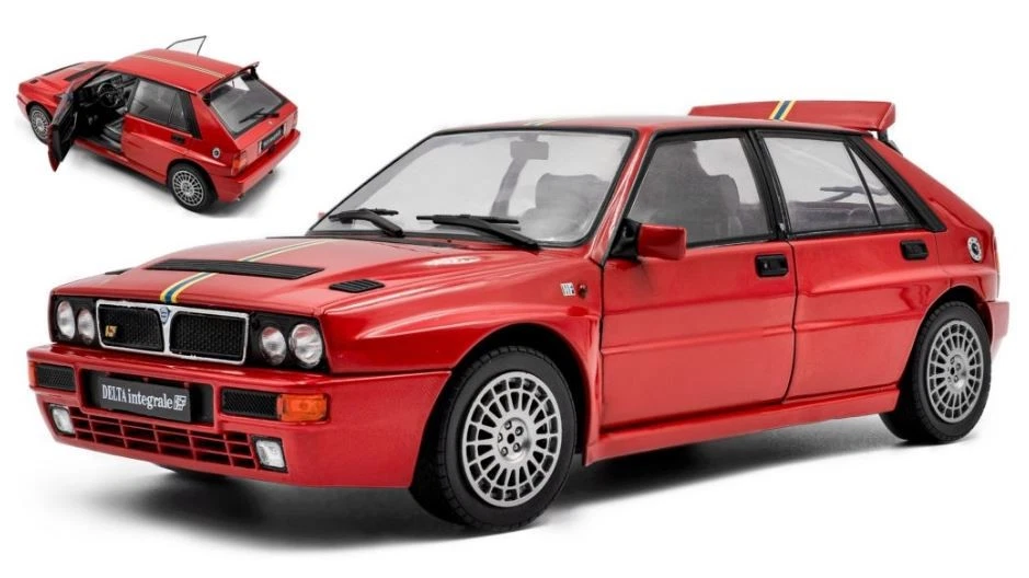 LANCIA DELTA HF INTEGRALE 1995 RED 1:18 S1807807 SOLIDO - Immagine 1 di 1