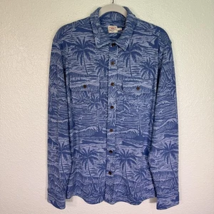 Faherty Shirt Herren Large Legend Sweater Shirt Coastal Waters blau weich Strick L - Bild 1 von 10