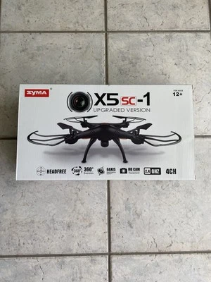 Drone Syma X5SC-1 neuf scellé – Caméra HD – 6 axes – Cadeau ado - Photo 1/4