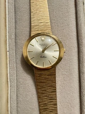 Reloj Rolex Cellini Vintage 14k Oro 14K Damas, Funciona, Caja Original Foto 1 de 4