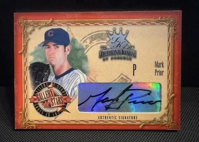 2004 Diamond Kings Gallery of Stars Masterpiece Edition Mark Prior Auto /10 - Image 1 of 2