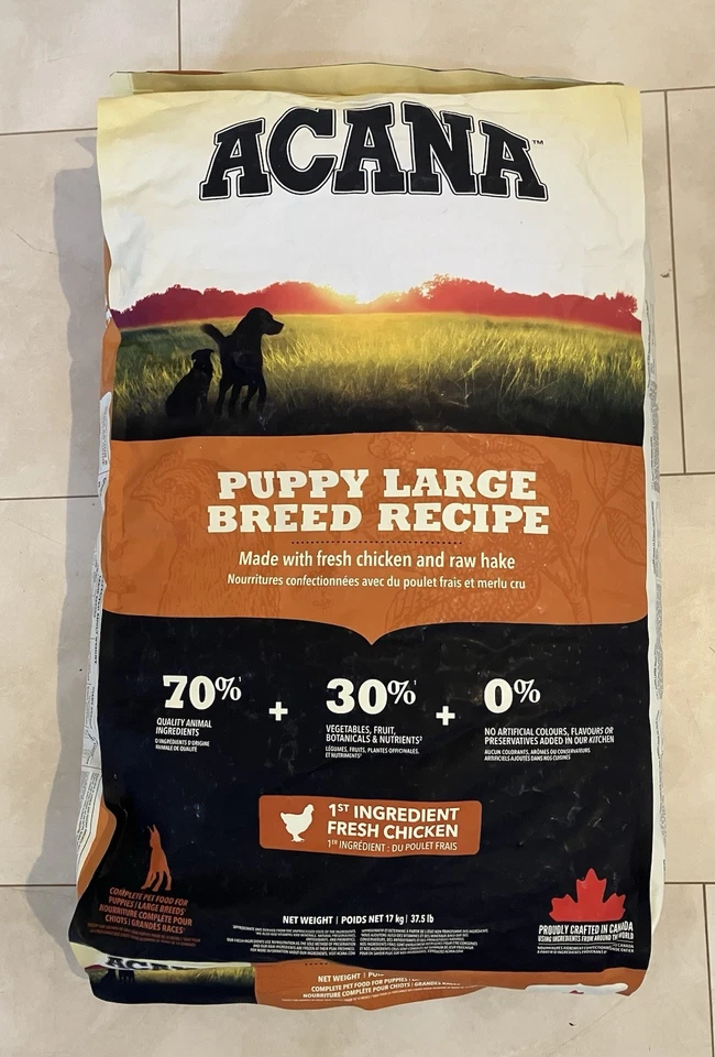 Acana Puppy Large Breed Recipe Trockenfutter Hundefutter 17kg - Bild 1 von 1