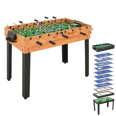 15-in-1 Multigame Spieletisch Tischfußball Kicker Billard Hockey Spieltisch Neu - Bild 1 von 4