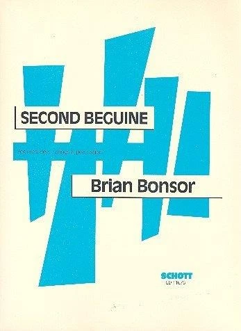Second Beguine Brian Bonsor Book [Softcover] Recorder Quartet and Piano Schott M - Image 1 of 1