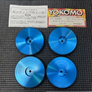 Yokomo 1/10 Touring Car Racing Set Up Wheels Rims Blue Aluminum MR4TC YR4 TC3 - Picture 1 of 5