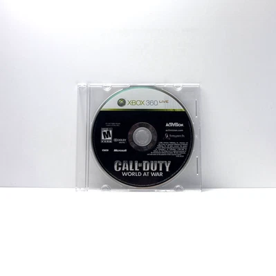 Call of Duty: World At War игровой диск Microsoft Xbox 360 только восстановленный протестирован - Изображение 1 из 2