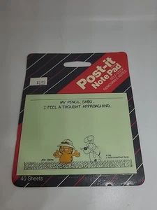 Vintage 1978 Garfield Post It Note Pad - Imagen 1 de 2