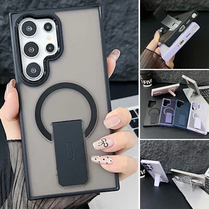 For Samsung Galaxy S25 Ultra/S24 FE/S23 Stand Rugged Magnetic Phone Case Cover - Picture 1 of 35