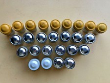 35mm Aluminum Metal Film Canisters Screw Cap Vintage Empty Lot of 26